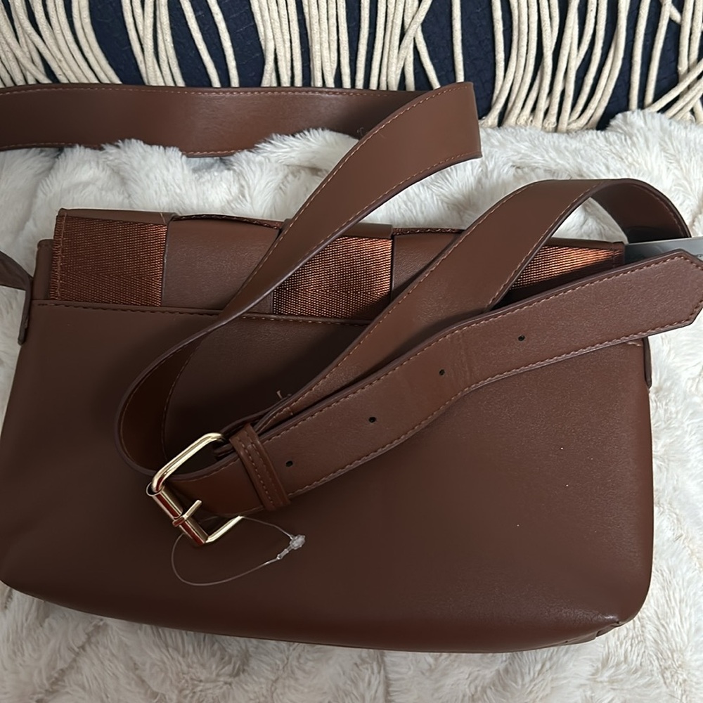 NWT Chinese Laundry Brown shoulder/crossbody bag - Picture 8 of 10
